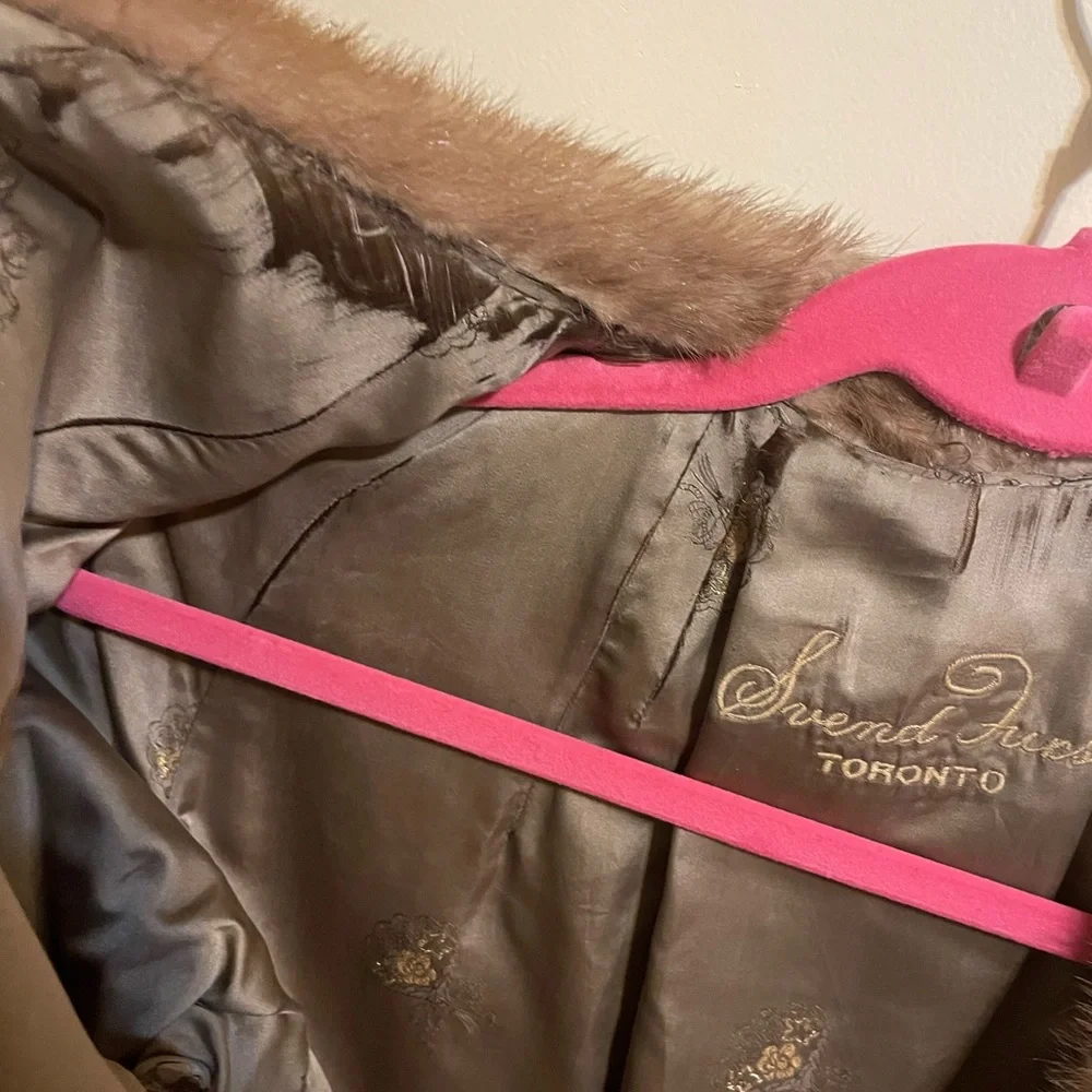 Brown Fur Coat - Picture 3 of 4